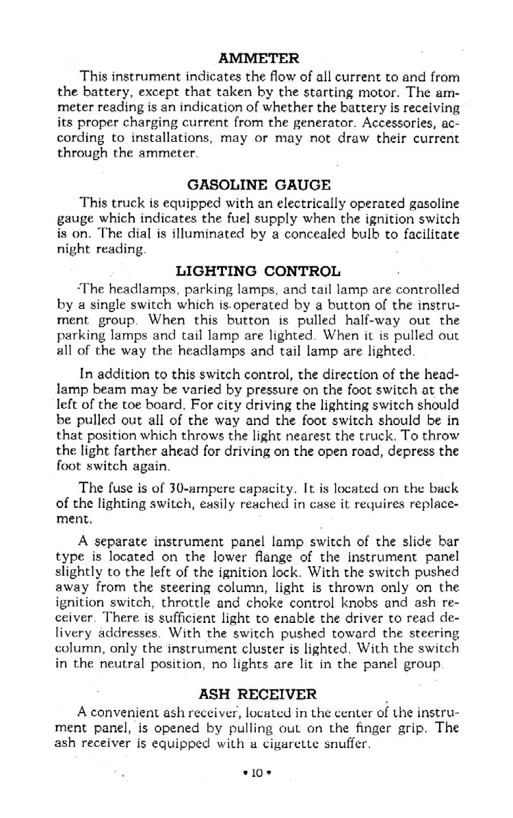 1942 Chevrolet Truck Owners Manual Page 37